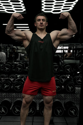 Fast-Dry Bodybuilding Workout Stringer - Canada Logo