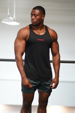 Fast-Dry Bodybuilding Workout Stringer - Canada Logo